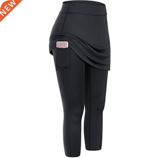 Pockets Leggings With Skirt