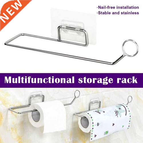 Tolet Paper Holder Stanless Steel Bathroom Sucton Hanger
