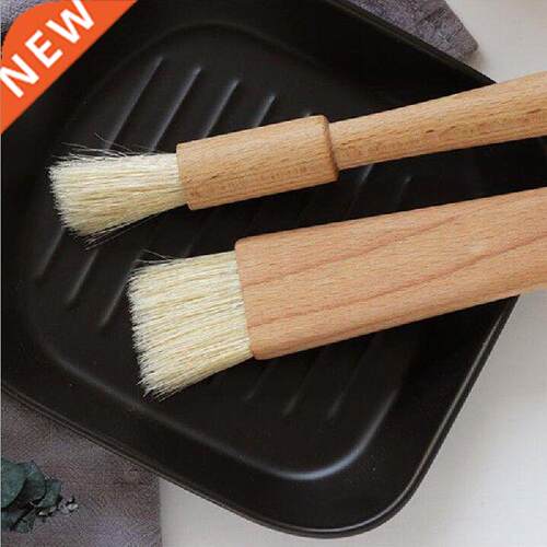 BBQ Tools Wooden Oil Bru High Temperature Baking Bakeware