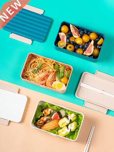 Microwaveable Heating Lunch Box Portable Food Grade Plastic