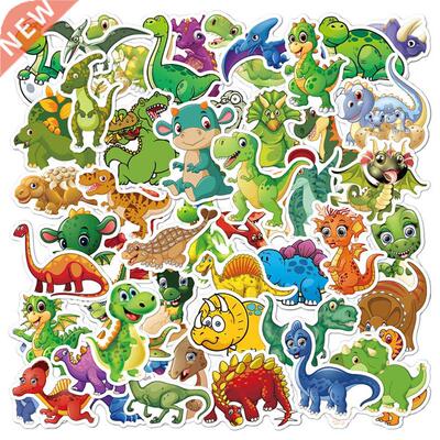 10/30/50PCS Cute Ctoon Dinosaur Stickers DIY Phone Snowboa