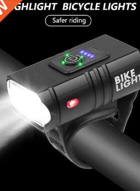 T6 LED Bicycle Light 10W 800LM USB Rechargeable Power