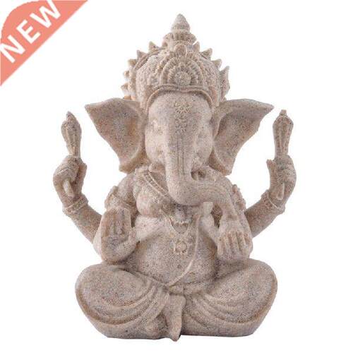Sandstone Buda Figurine Statue Sculpture Decor Stone