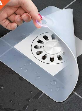 New Silicone Floor Drain Deodorant Mat Toilet Sink Water
