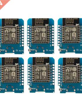 6pcs ESP8266 ESP-12 Wemos D1 Mini WiFi Development Board Mic
