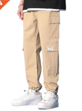 Cargo Pants Men's Sprng Lesure Bunched Pants Korean Hong K