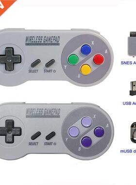 Wireless Gamepads 2.4GHZ Joypad Joystick Contrler for SNES