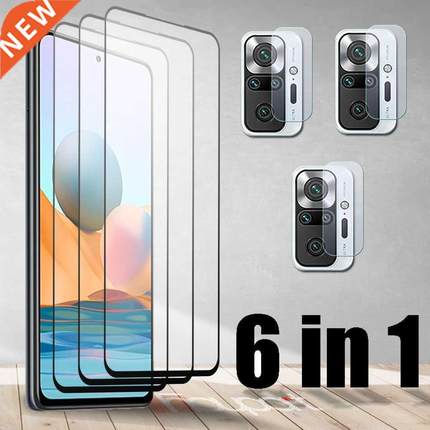 Glass For Xiaomi Redmi Note 10 Pro Max Note 10S 10 5G Temper