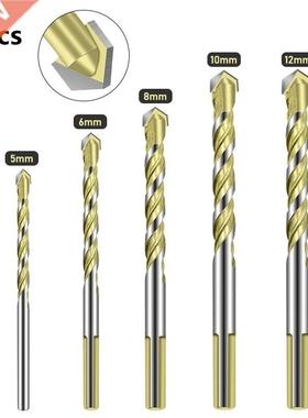 5-12mm Carbide Triangle Drill Bits Set For Glass Ceramic Con