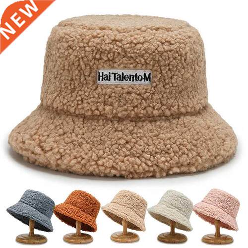 Lamb Wool Faux Female Hat Fur Warm Female Hat Faux Fur Winte