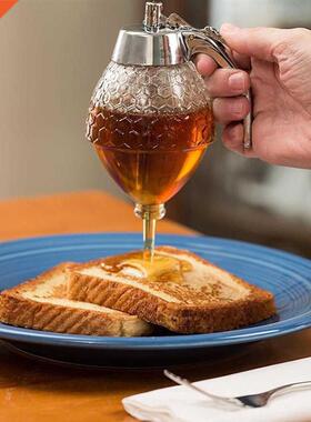 New Squeeze Bottle Honey Jar Container Bee Drip Dispenser