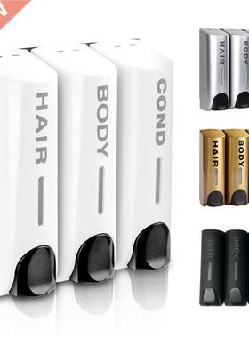 Single/Double/Triple 350ml Soap Dispenser Wall mount Shower