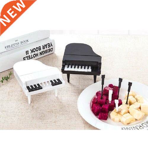 10pcs/set Piano Fruit Forks Tableware Creative Dessert