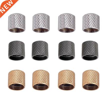 Pack of 4 PCS Iron Electric Guitars Volume Tone Knobs Button