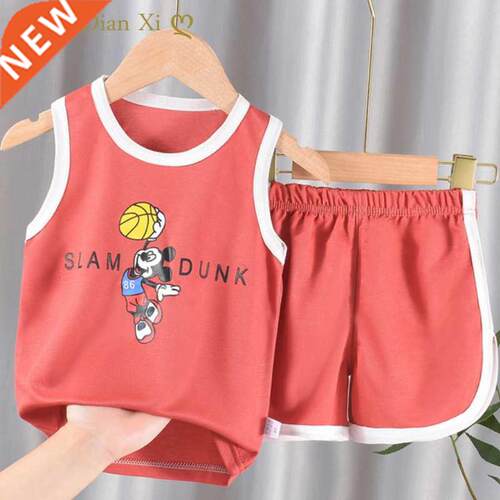 Children's Suit 2-piece Set Baby Boy Summer New Style Minnie