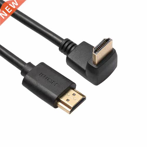 90 Degree HDMI Male To HDMI Male Cable Support 3D 1M/1.8M/3M