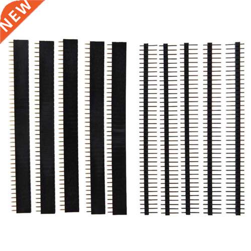 40 Pin 1x40 Single Row Male and Female 2.54 Breakable Pin He