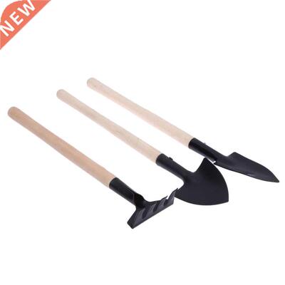 3pcs Mini Set Harrow Spade Shovel Pots & Flower Pots Pla