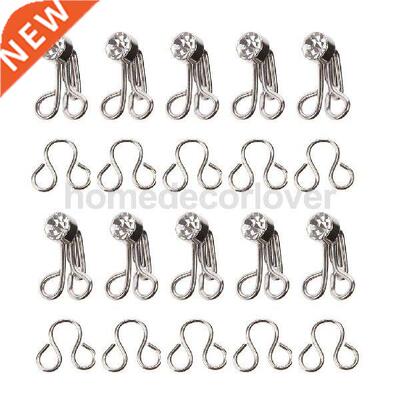 10 Sets Hook and Eye Fasteners Dressmaking Skirt Dress Bra