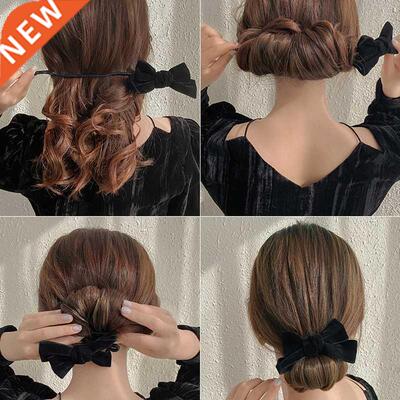 Magic Bow Clip Bun Curler Braider Hairstyle Twist Maker Tool