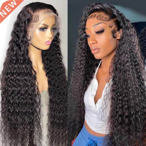 13x4 Deep Wave Wig Hd Lace Front Human Hair Wigs For Black W