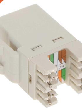10pcs Cat 6 RJ45 8P8C Punchdown Keystone Modular Ethernet Sn