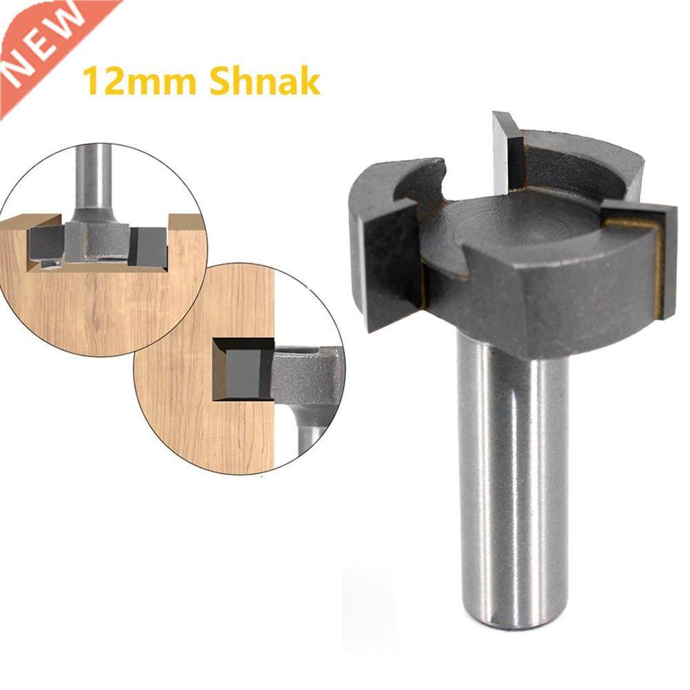 12mm shank 3 teeth t-slot router bit straight edge slotting
