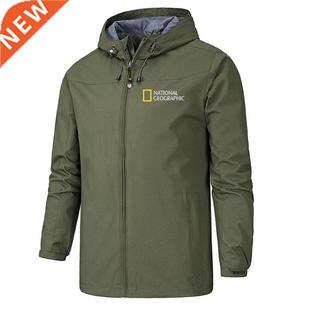 2021 Men's windbreaker jacket printing zipper jacket