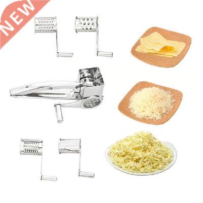 4 Drums Blades Rotary Cheese Grater Stainless Steel Cheese