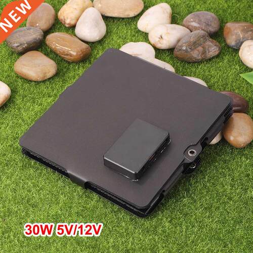 30W Foldable Solar Panel Portable Folding Waterproof Solar P