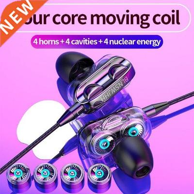 3.5mm Wired Headphones Hifi Earphone Super Bass Earbuds