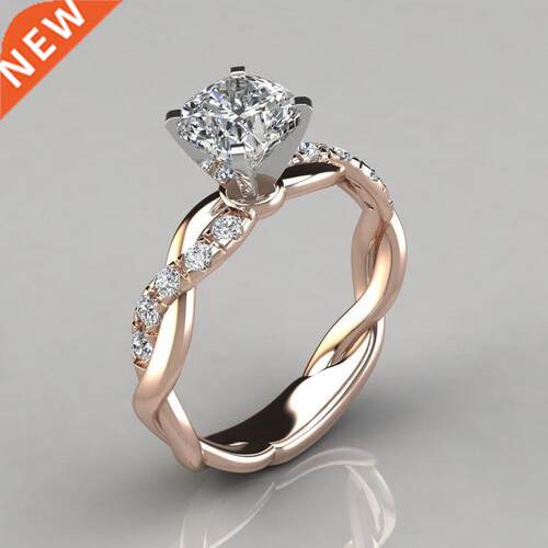 Faion Luxury Finger Rings For Women Cubic Zircon Promise E
