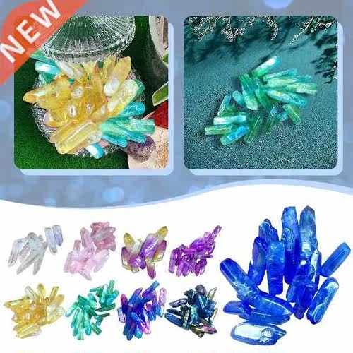 New In Natural Crystal Plated Color Single Crystal Plated