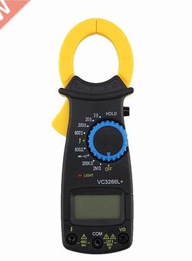 Digital Clamp Multimeter AC DC Current Voltage Amp Ohm Resis