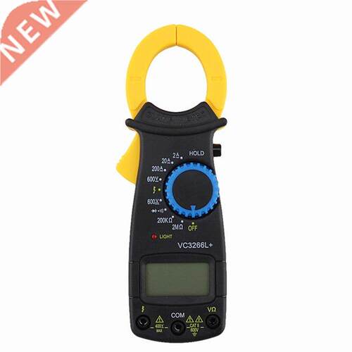 Digital Clamp Multimeter AC DC Current Voltage Amp Ohm Resis