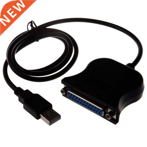 UK USB 2.0 Male to DB25 IEEE1284 Parallel Port Printer Adapt