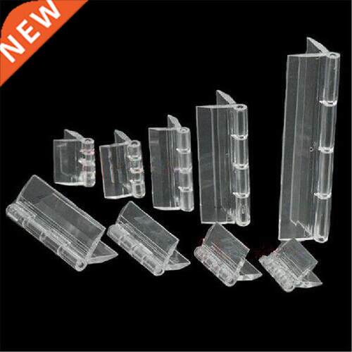 Transparent 10Pcs/pack Plastic Folding Hinges Durable Clear