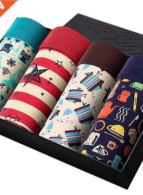 Elastic mans 2020 fashion Low Waist boxer male men underwear