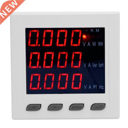 Multi-function LCD display Digital  phase Ammeter Voltage C