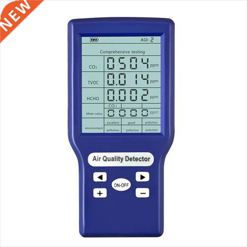 CO2 Meter Multifunctional Air Quality Monitor CO2 ppm Meter