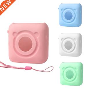 for PeriPage A6 Thermal Printer Soft Silicone Case with Stra