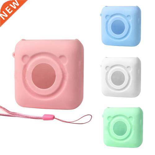 for PeriPage A6 Thermal Printer Soft Silicone Case with Stra