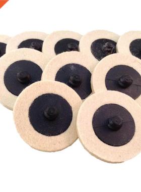 10PCS Wool Poliing Disc 2-Inch Poliing Wheel Buffing Pad