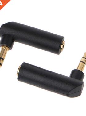3 Pcs Gold Plated Right Angle 1/8