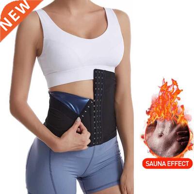 Plus Size Men And Women Waist Trainer Sweat With 3 Hooks Tum