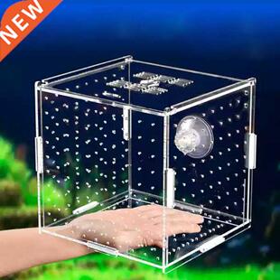 Aquarium Isolation Box Fish Tank Small Fry Breeding Box Tran