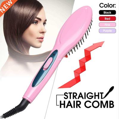 Hair Brush Straightening Brush Hair Straightener Anion Elect