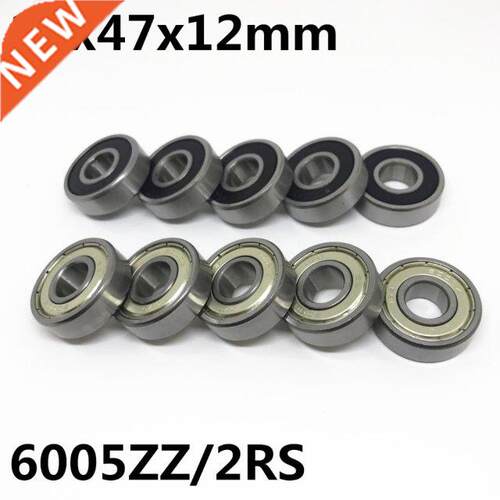 10pcs High quality 6005ZZ 6005-2RS ball bearing 25x47x12mm d