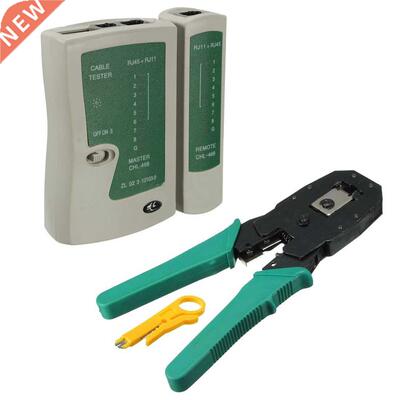 Tester Lan rj45 rj11 + Crimping Pliers for Ethernet Connecto