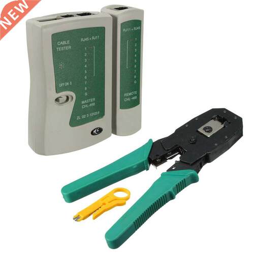 Tester Lan rj45 rj11 + Crimping Pliers for Ethernet Connecto